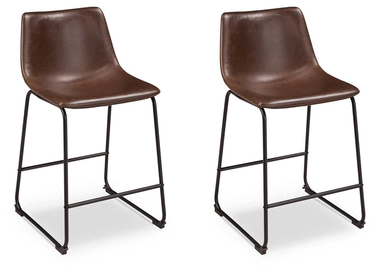 Centiar Brown Counter Height Bar Stool (Set of 2)