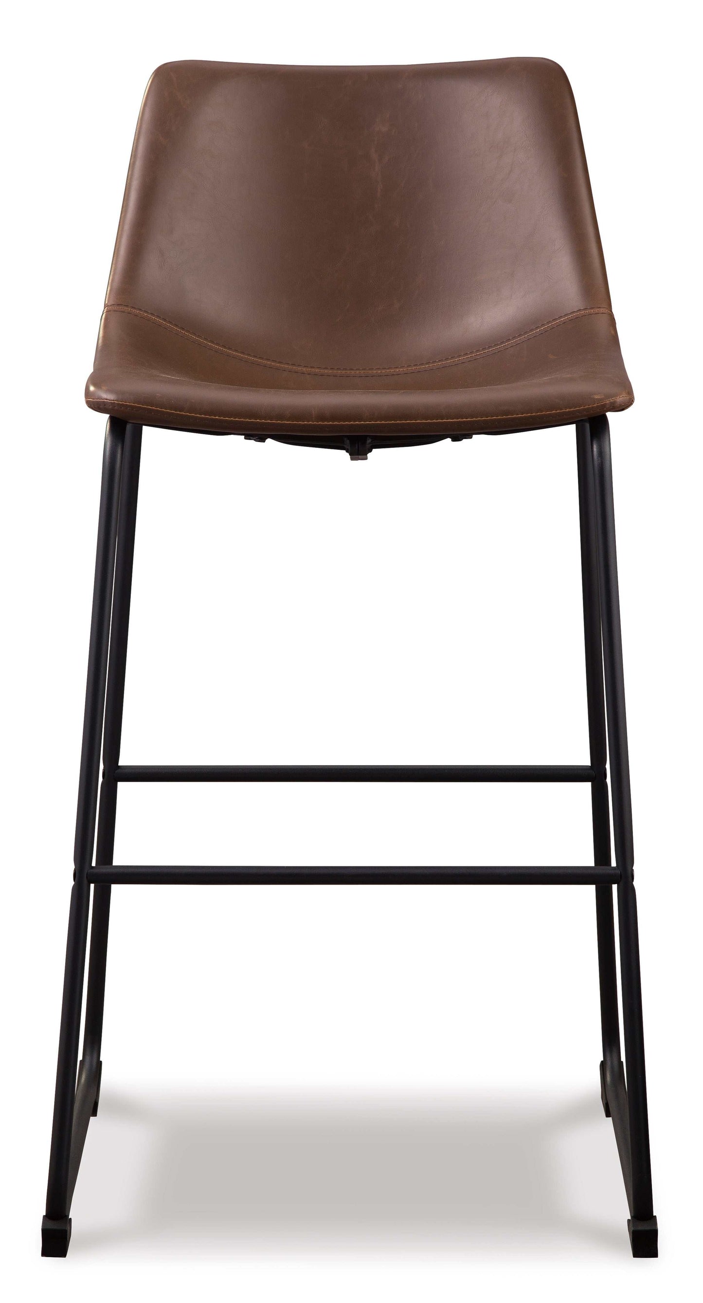 Centiar Brown Pub Height Bar Stool (Set of 2)