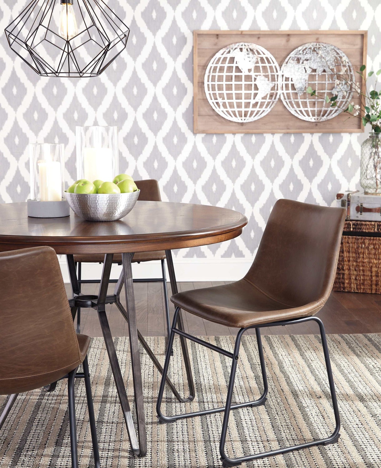 Centiar Two-tone Brown Round Dining Table