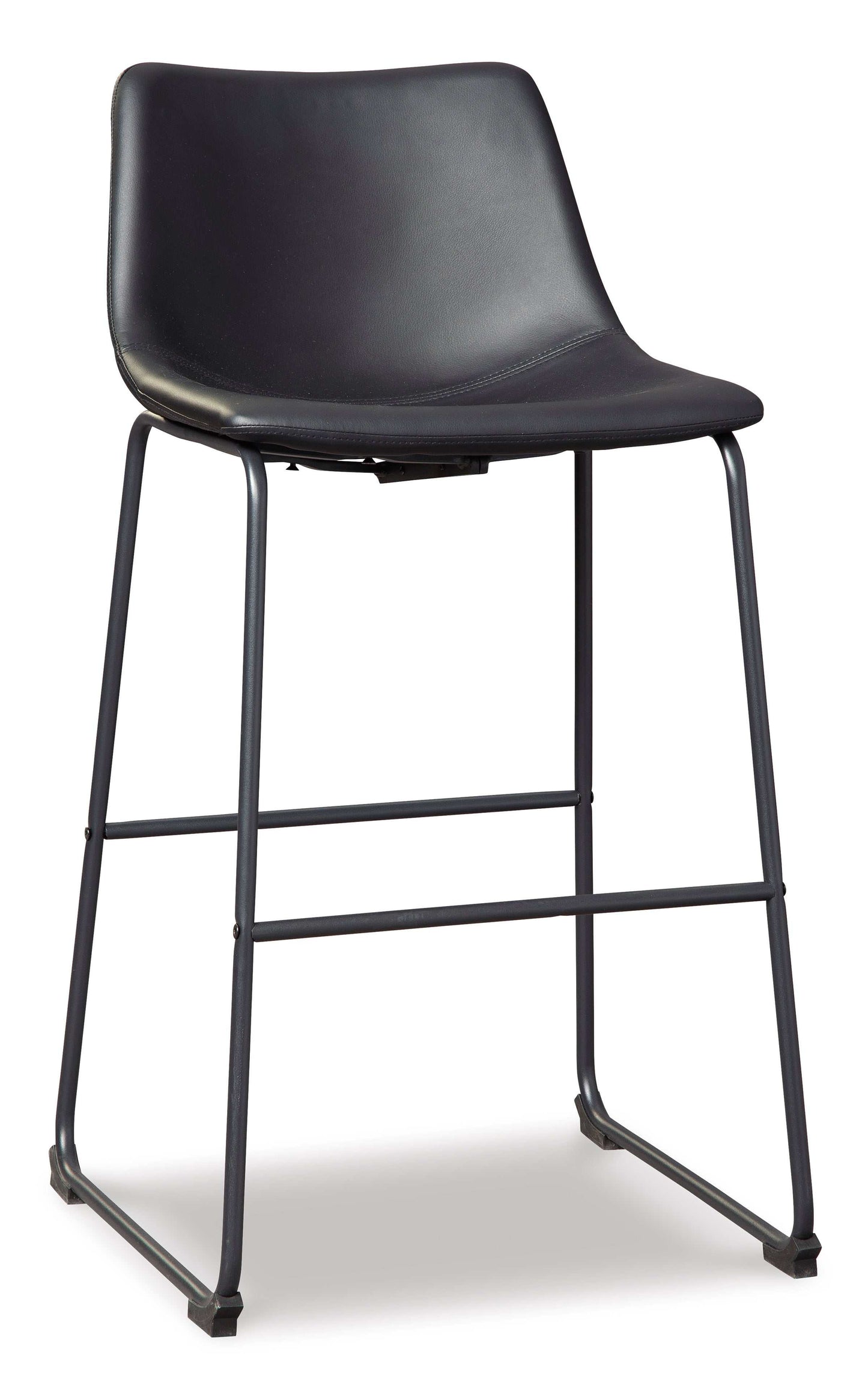 Centiar Black Pub Height Bar Stool (Set of 2)