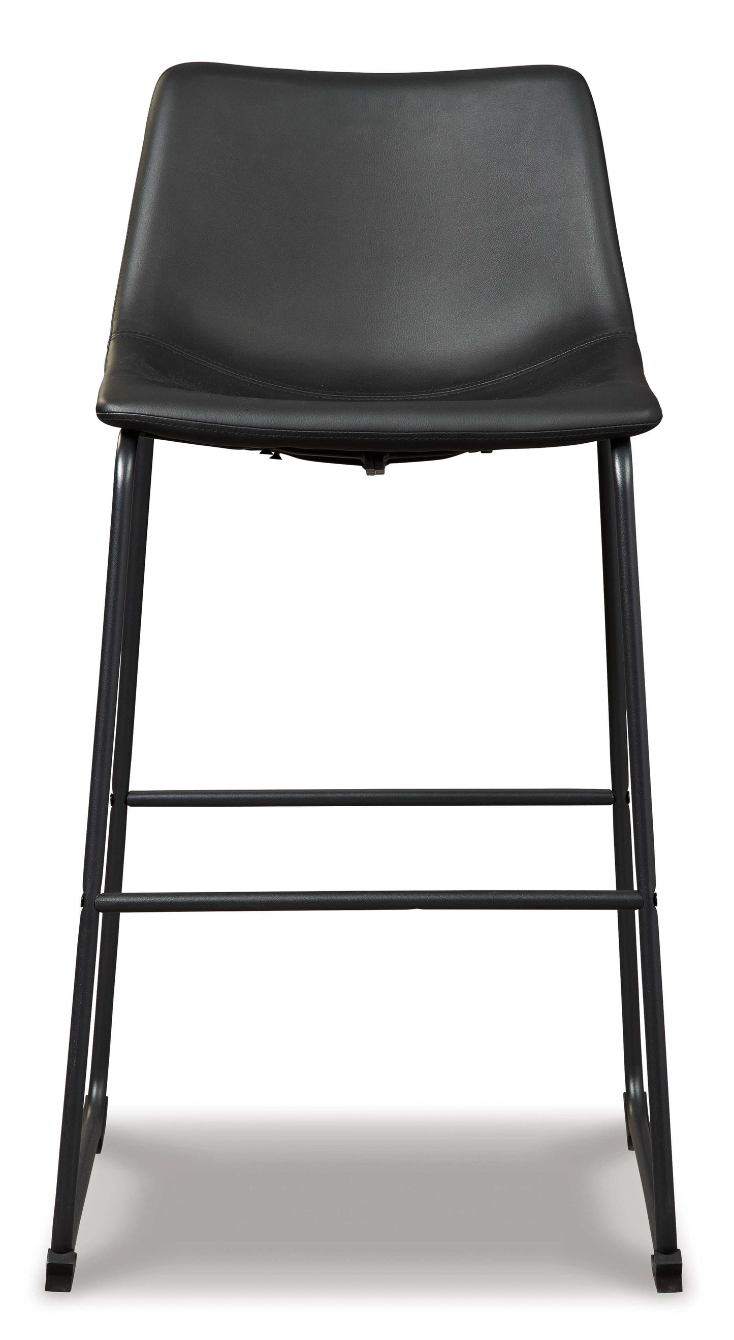 Centiar Black Pub Height Bar Stool (Set of 2)