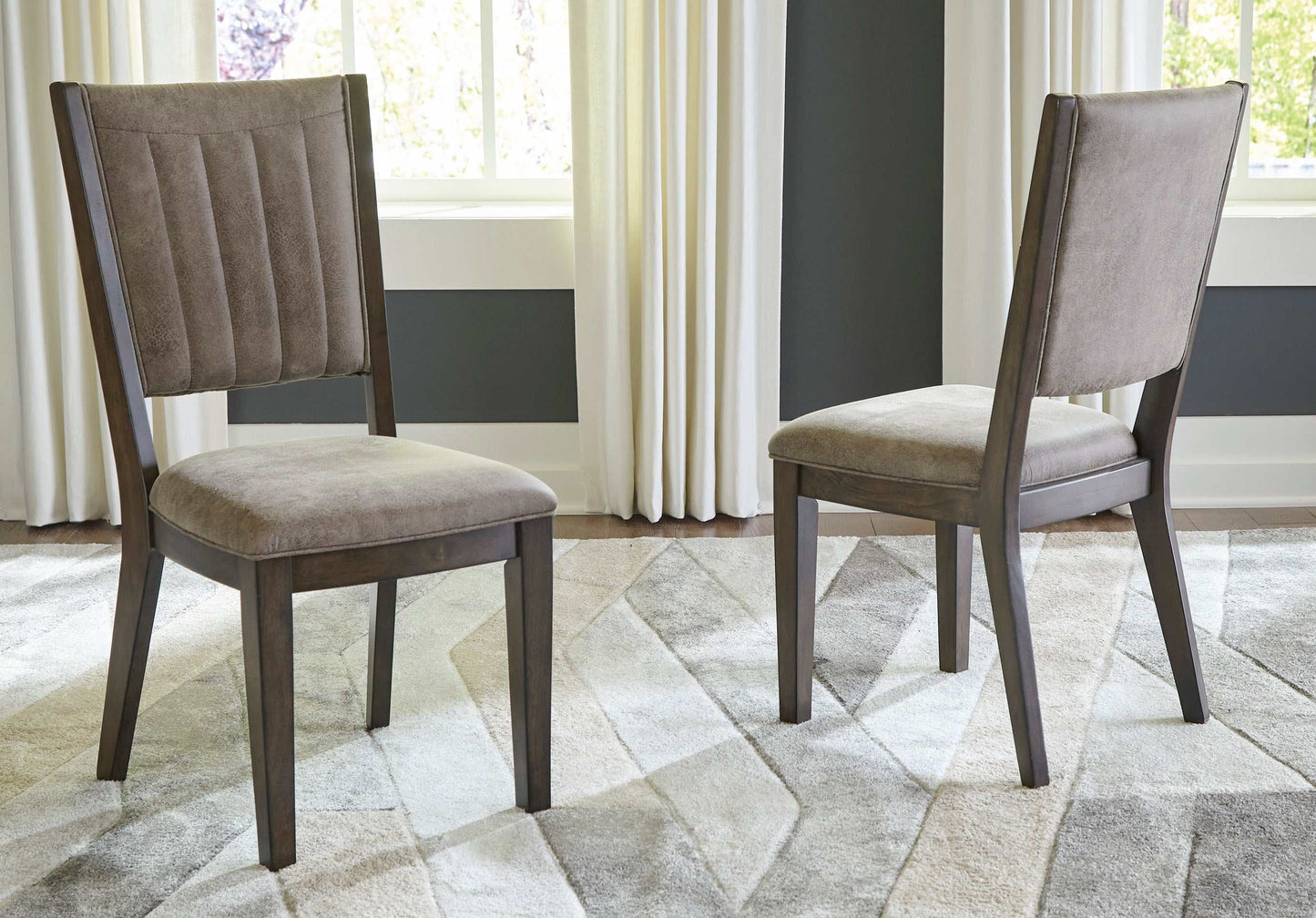 Wittland Dark Brown Dining Chair (Set of 2)