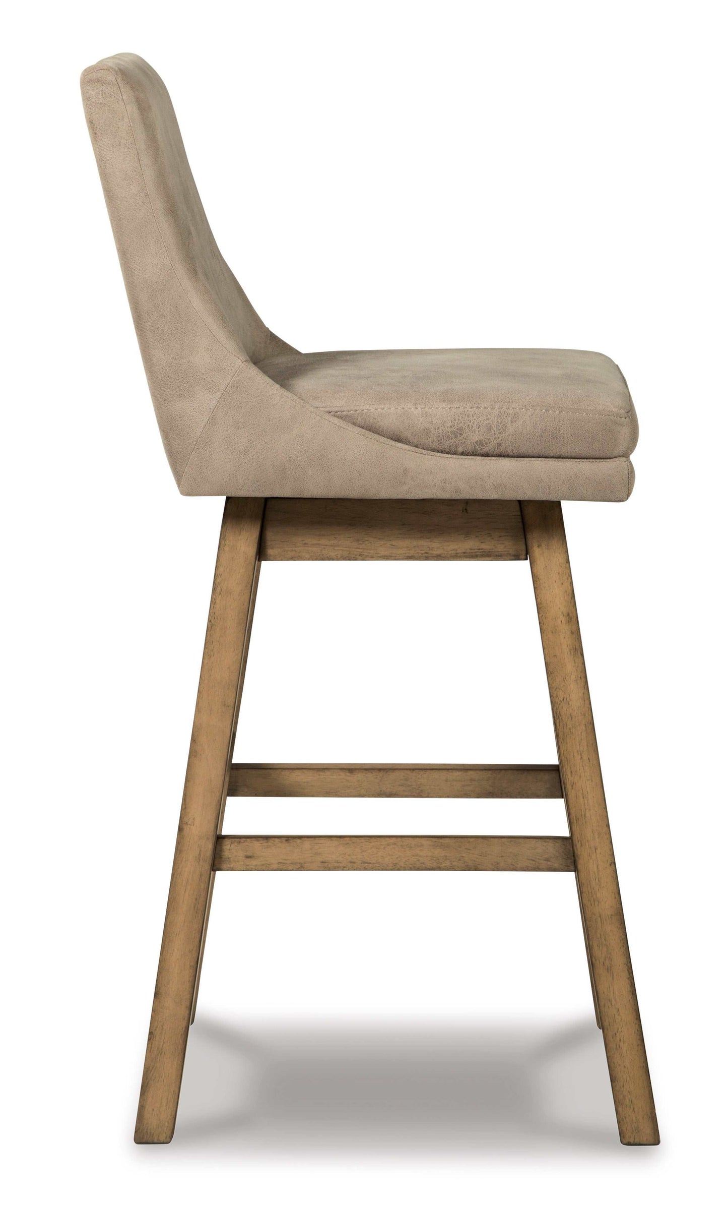 Tallenger Beige Pub Height Bar Chair (Set of 2)