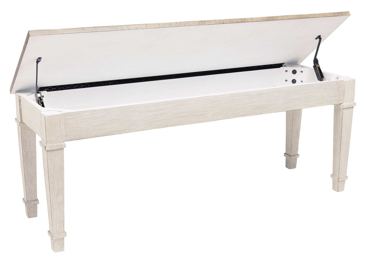 Skempton White/Light Brown Storage Bench