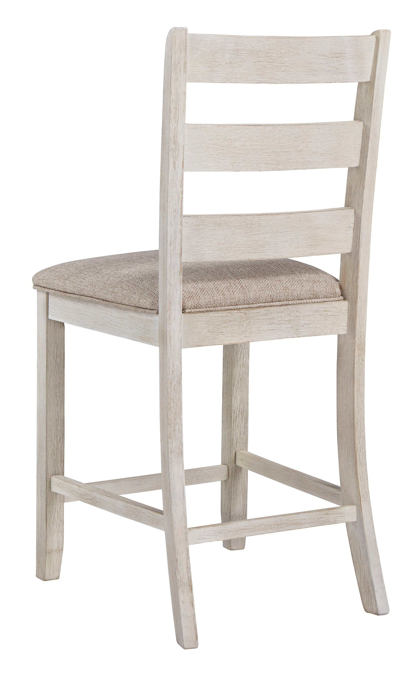 Skempton White/Light Brown Counter Height Bar Stool (Set of 2)