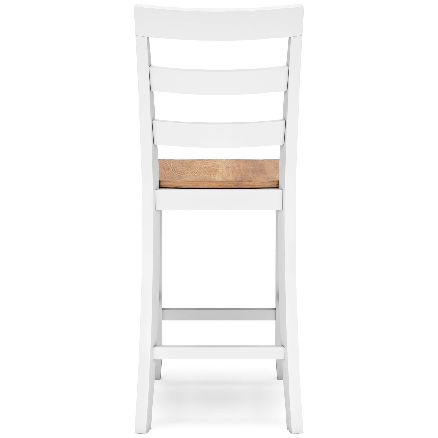 Gesthaven Natural/White Counter Height Dining Room Chair (Set of 2)