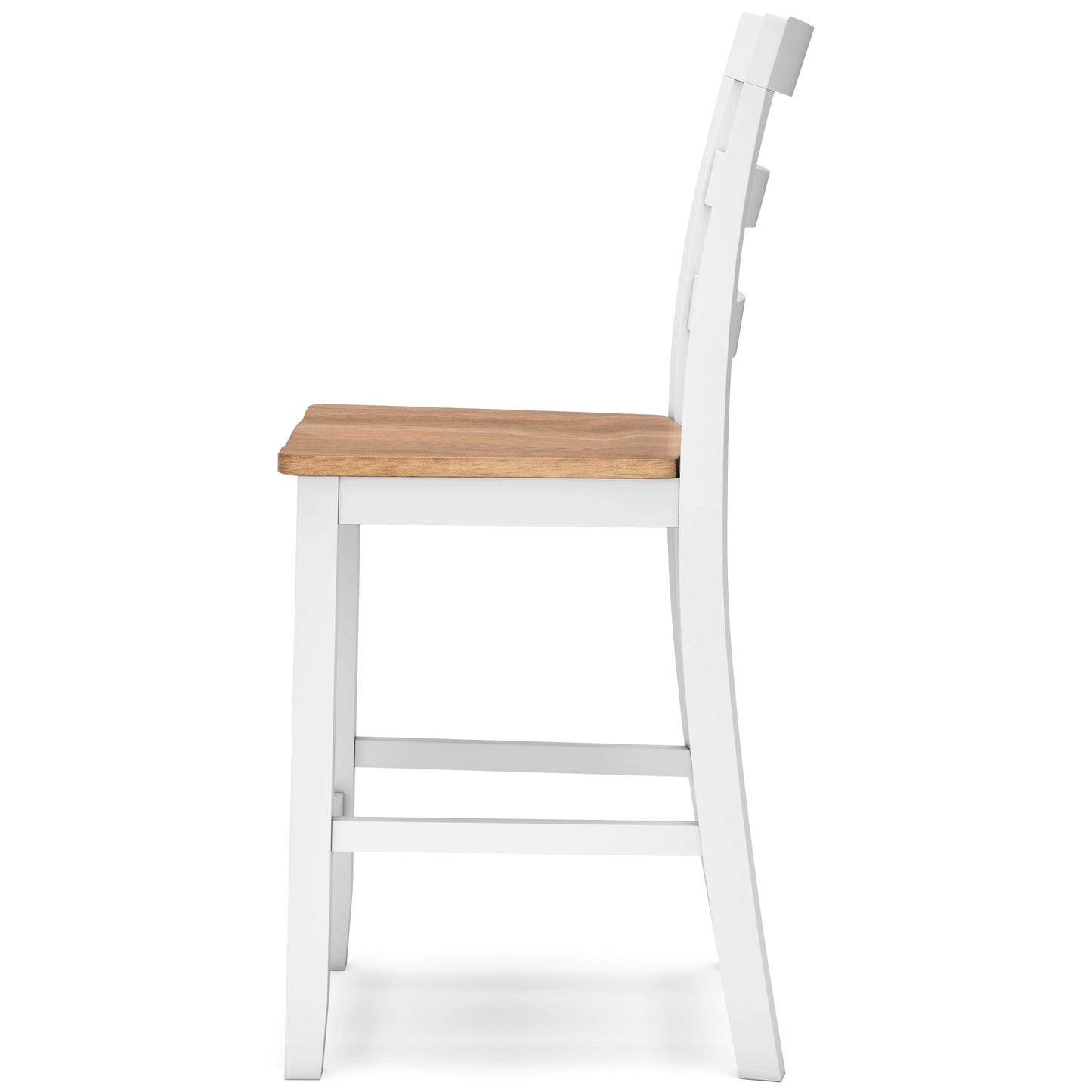 Gesthaven Natural/White Counter Height Dining Room Chair (Set of 2)