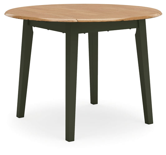 Gesthaven Natural/Green Dining Drop Leaf Table