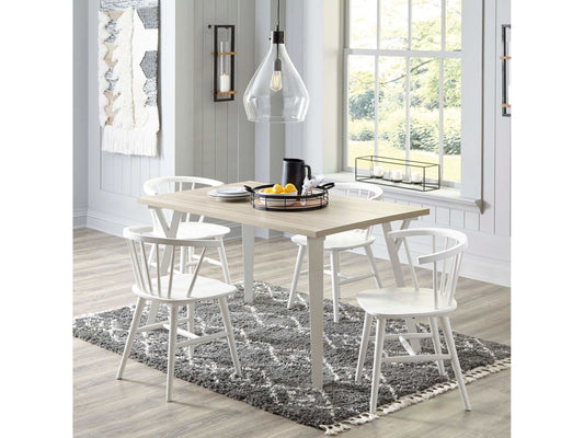 Grannen White & Natural Dining Room Sets