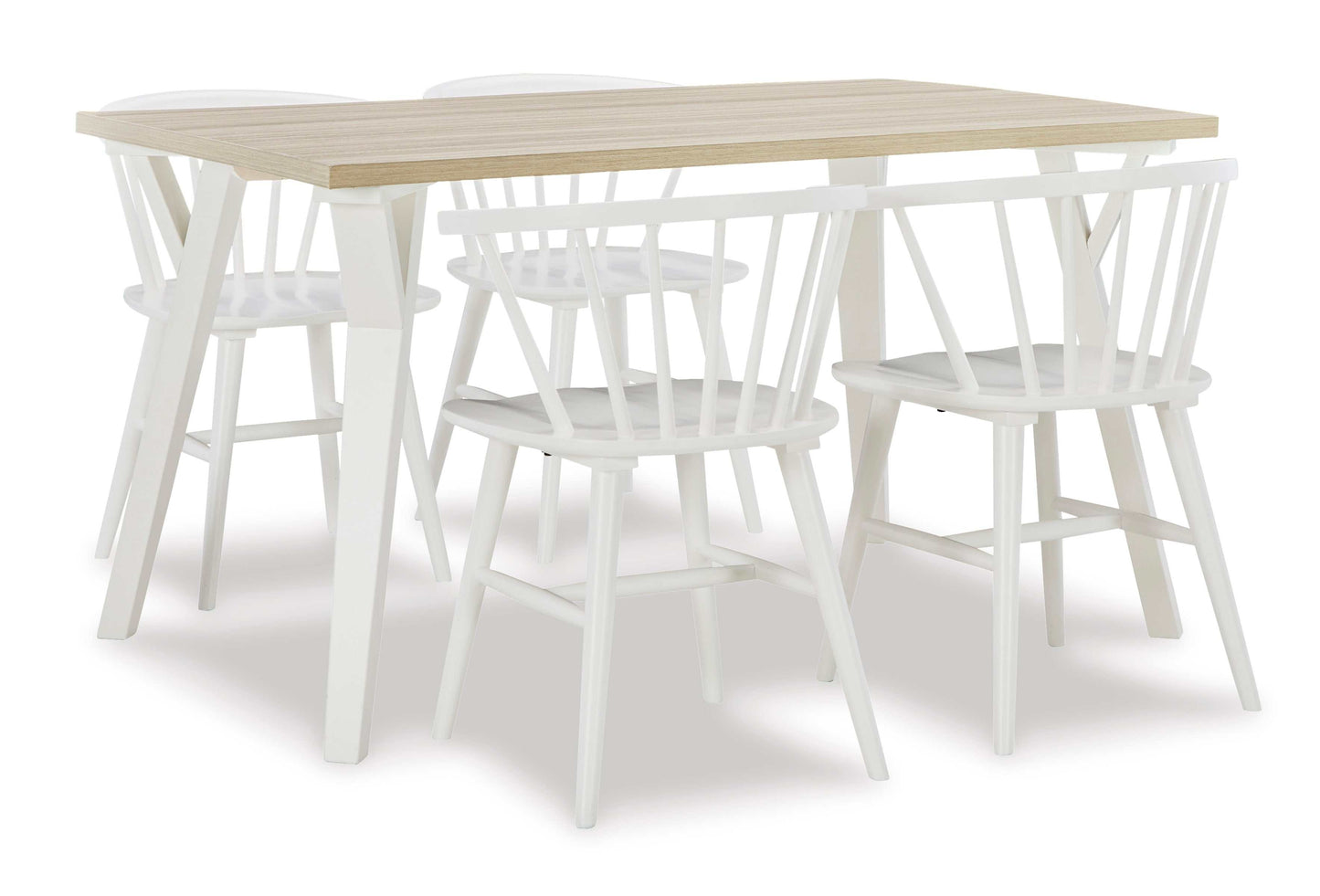 Grannen White & Natural Dining Room Sets