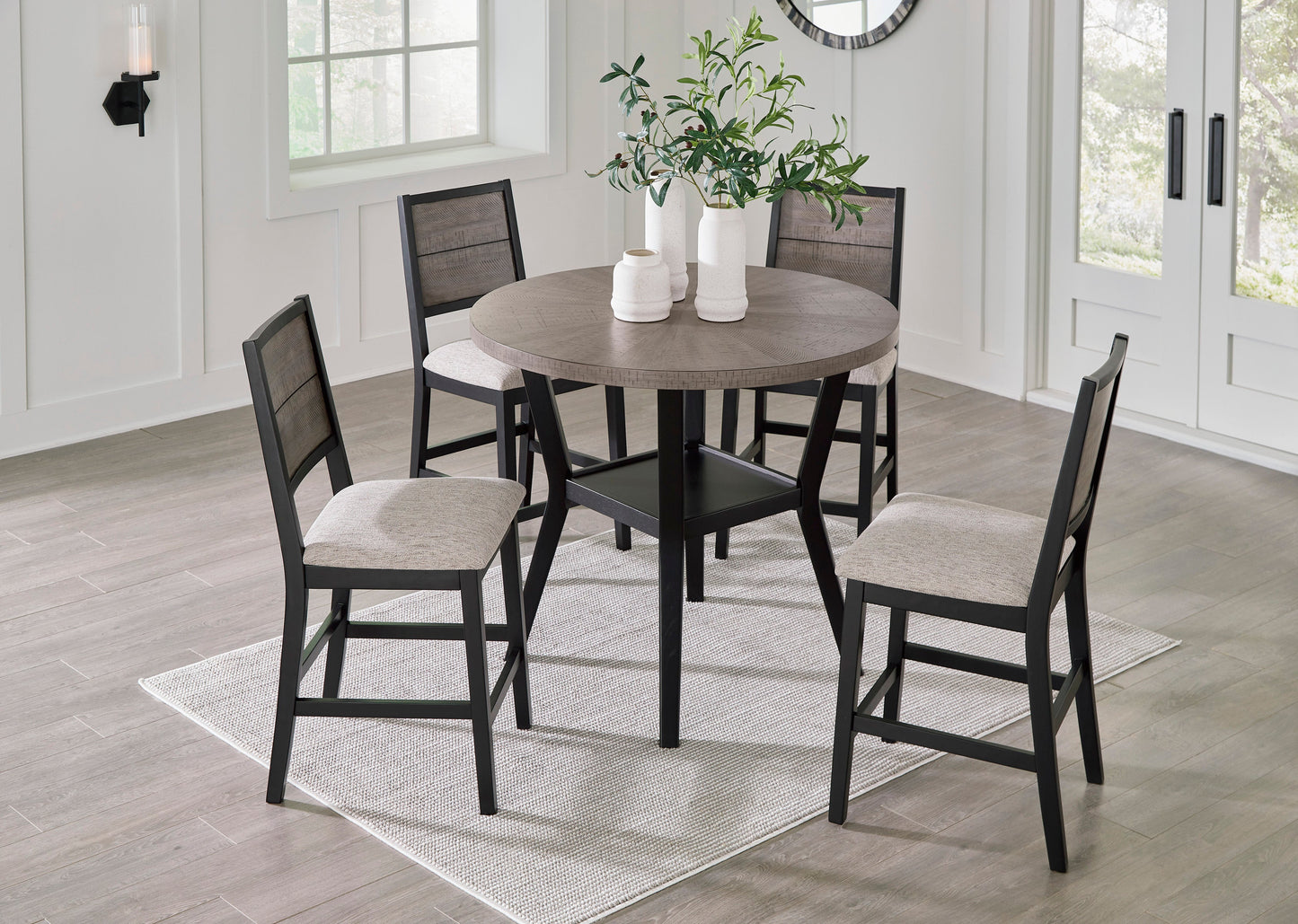 Corloda Counter Height Dining Room Set (Set of 5)