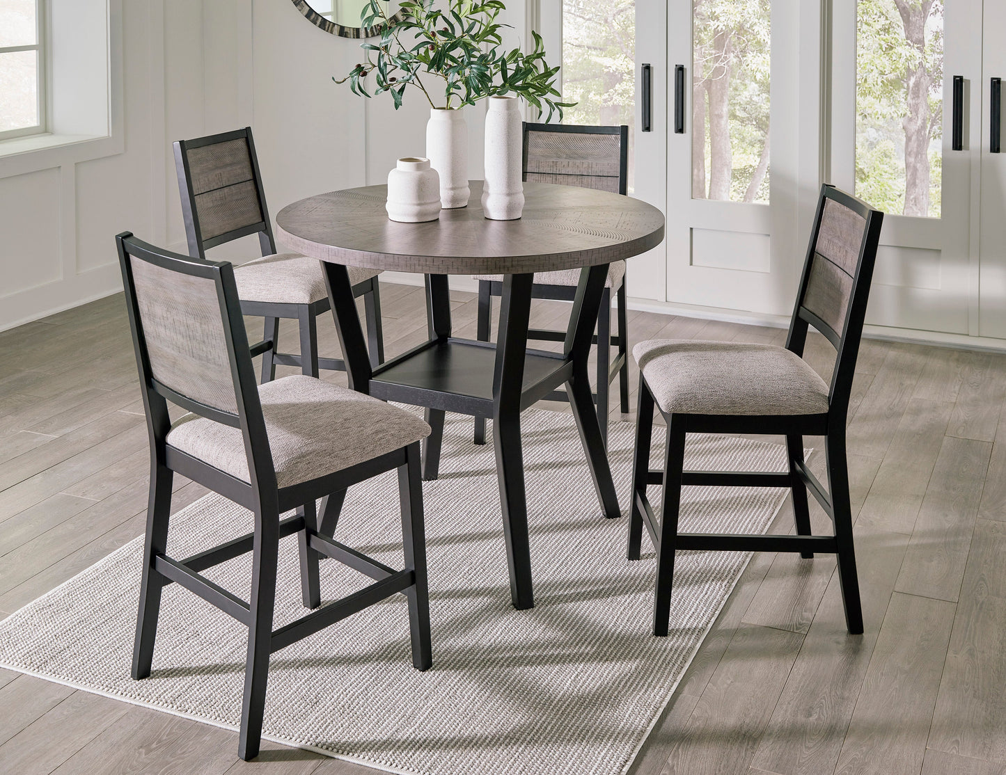 Corloda Counter Height Dining Room Set (Set of 5)