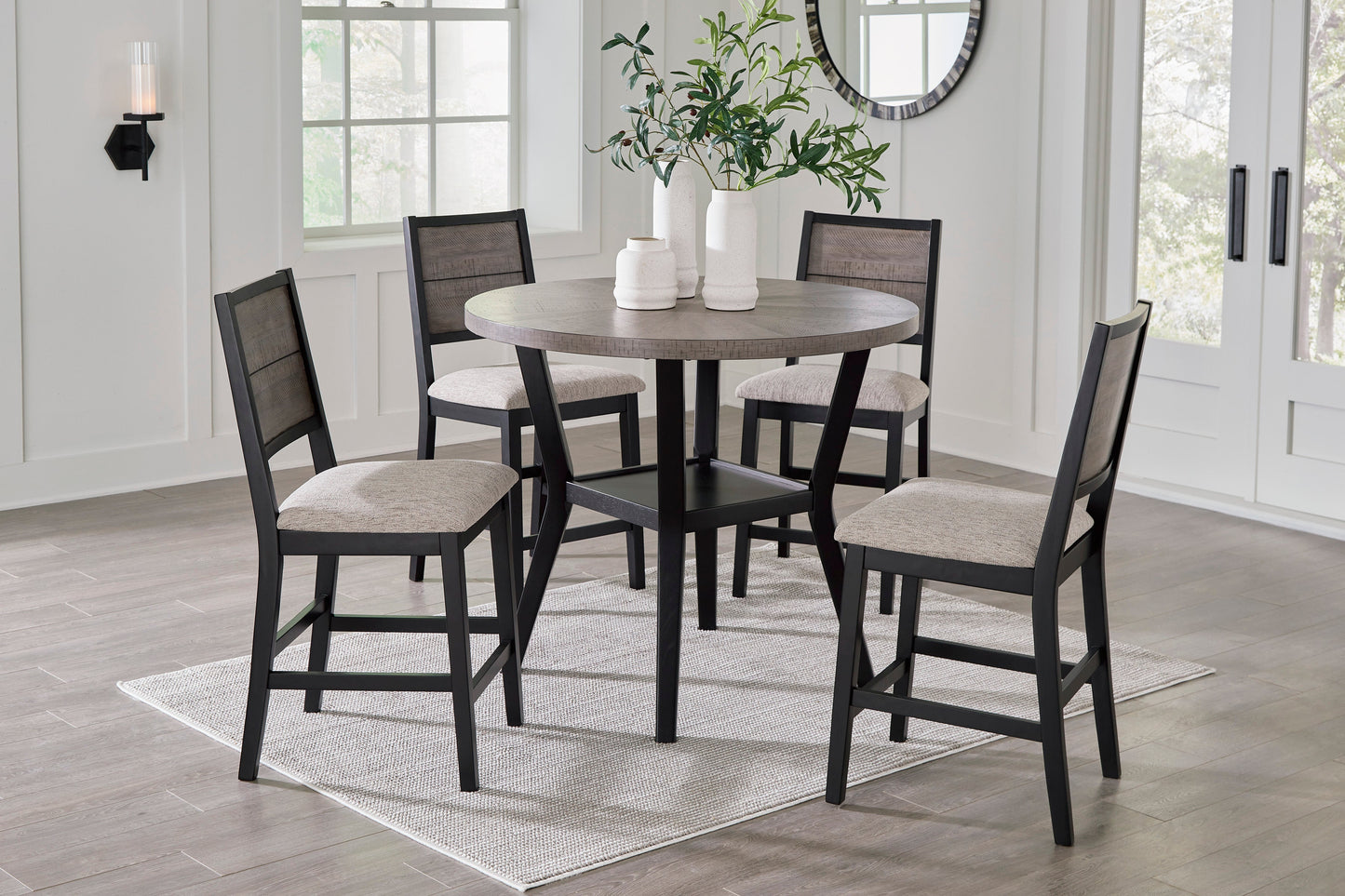 Corloda Counter Height Dining Room Set (Set of 5)