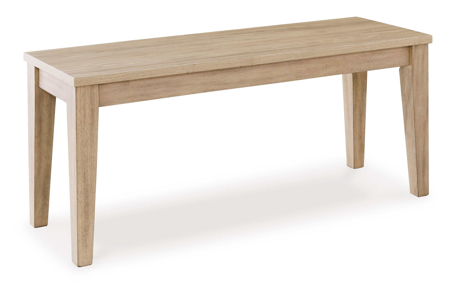 Gleanville Light Brown Dining Bench