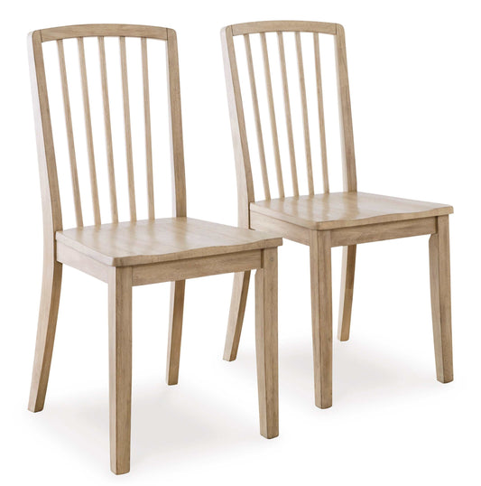 Gleanville Light Brown Dining Room Chair (Set of 2)