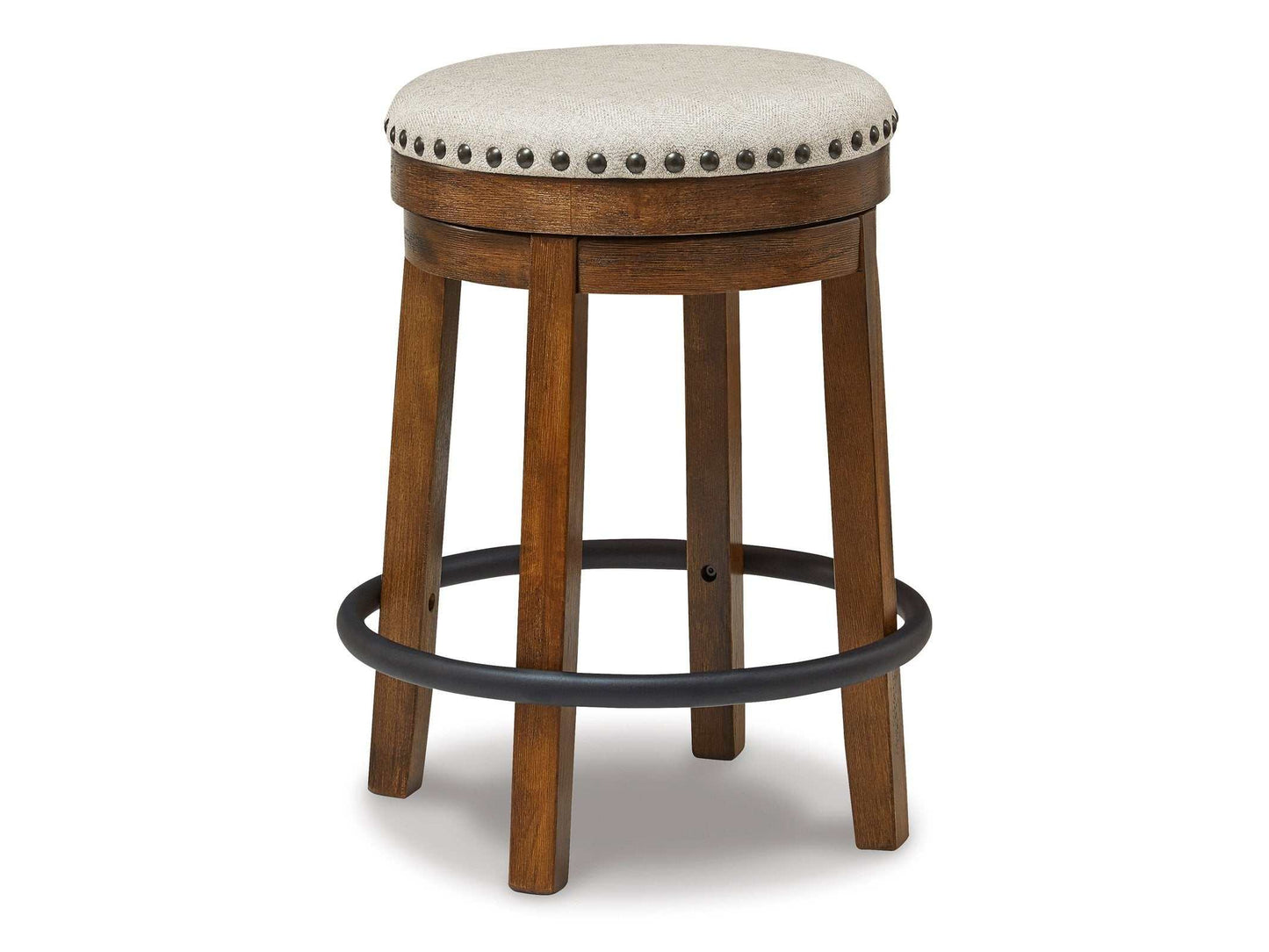 Valebeck Brown & Black Counter Height Stool