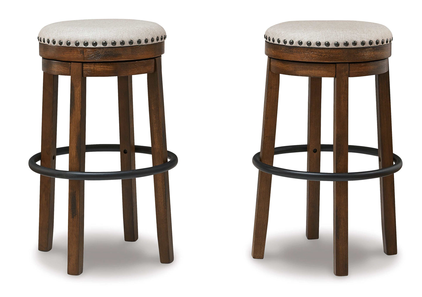 Valebeck Brown & Black Bar Height Stool