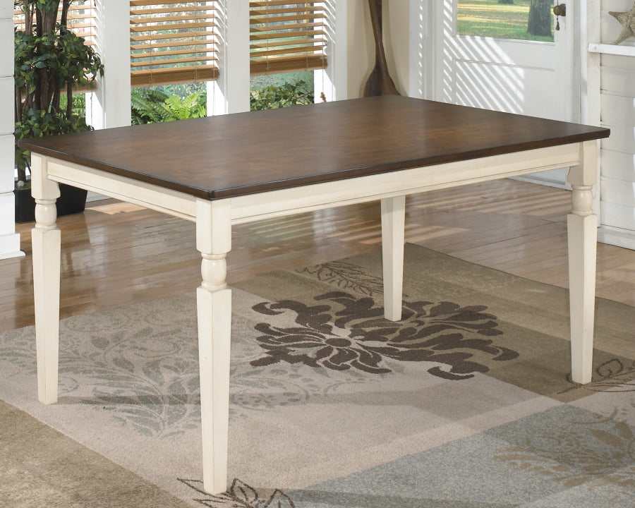 Whitesburg Brown/Cottage White Dining Room Set / 5pc