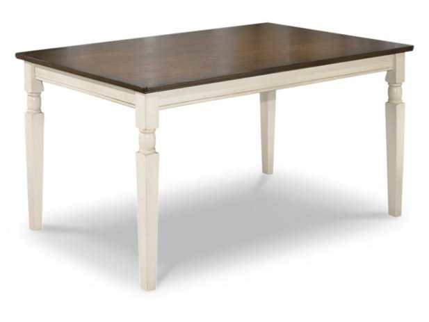 Whitesburg Brown/Cottage White Rectangular Dining Table