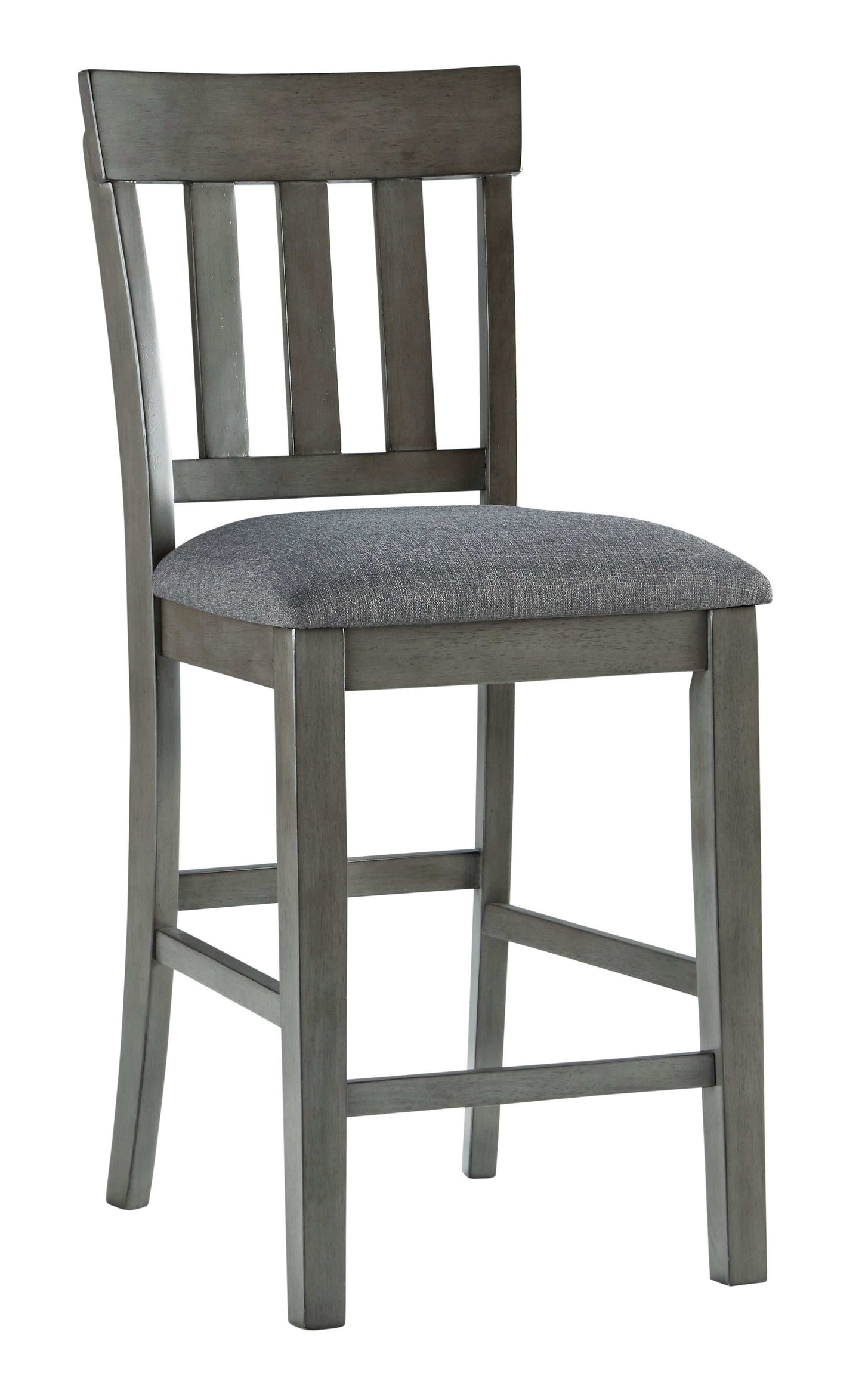 Hallanden Two-tone Gray Counter Height Bar Chair (Set of 2)