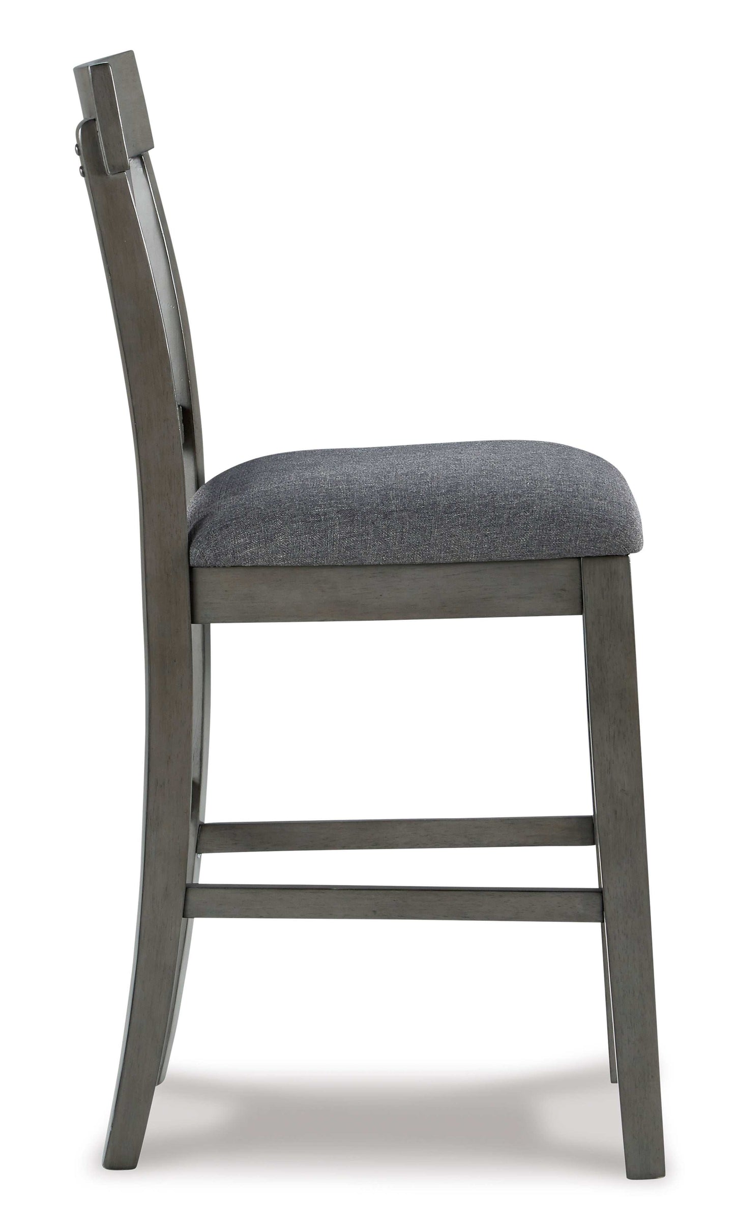 Hallanden Two-tone Gray Counter Height Bar Chair (Set of 2)