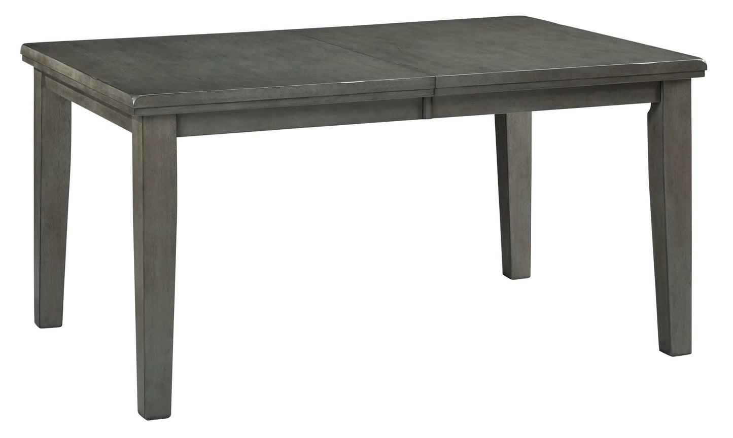 Hallanden Gray Dining Table w/ Extension