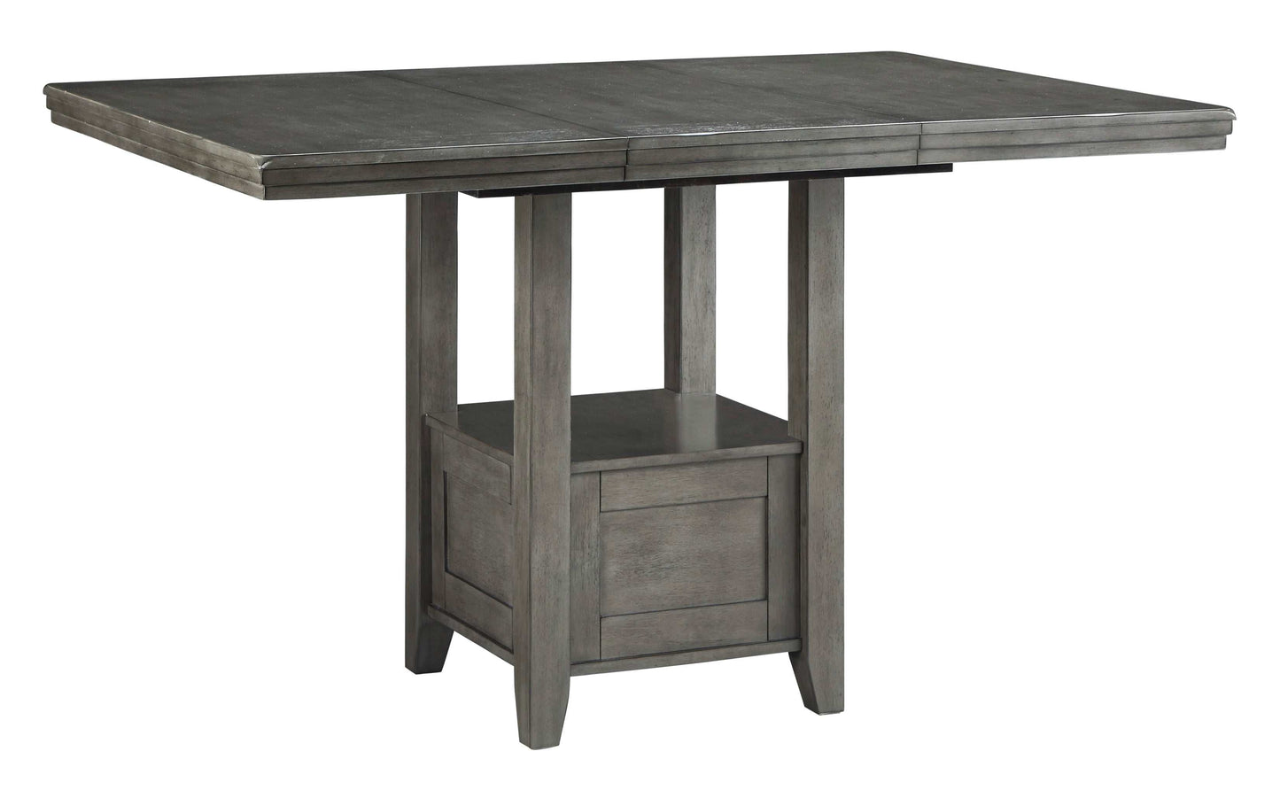 Hallanden Gray Counter Height Dining Table w/ Extension