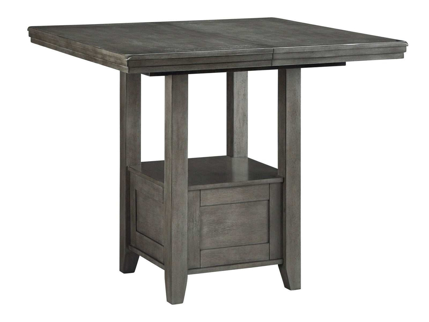 Hallanden Gray Counter Height Dining Table w/ Extension