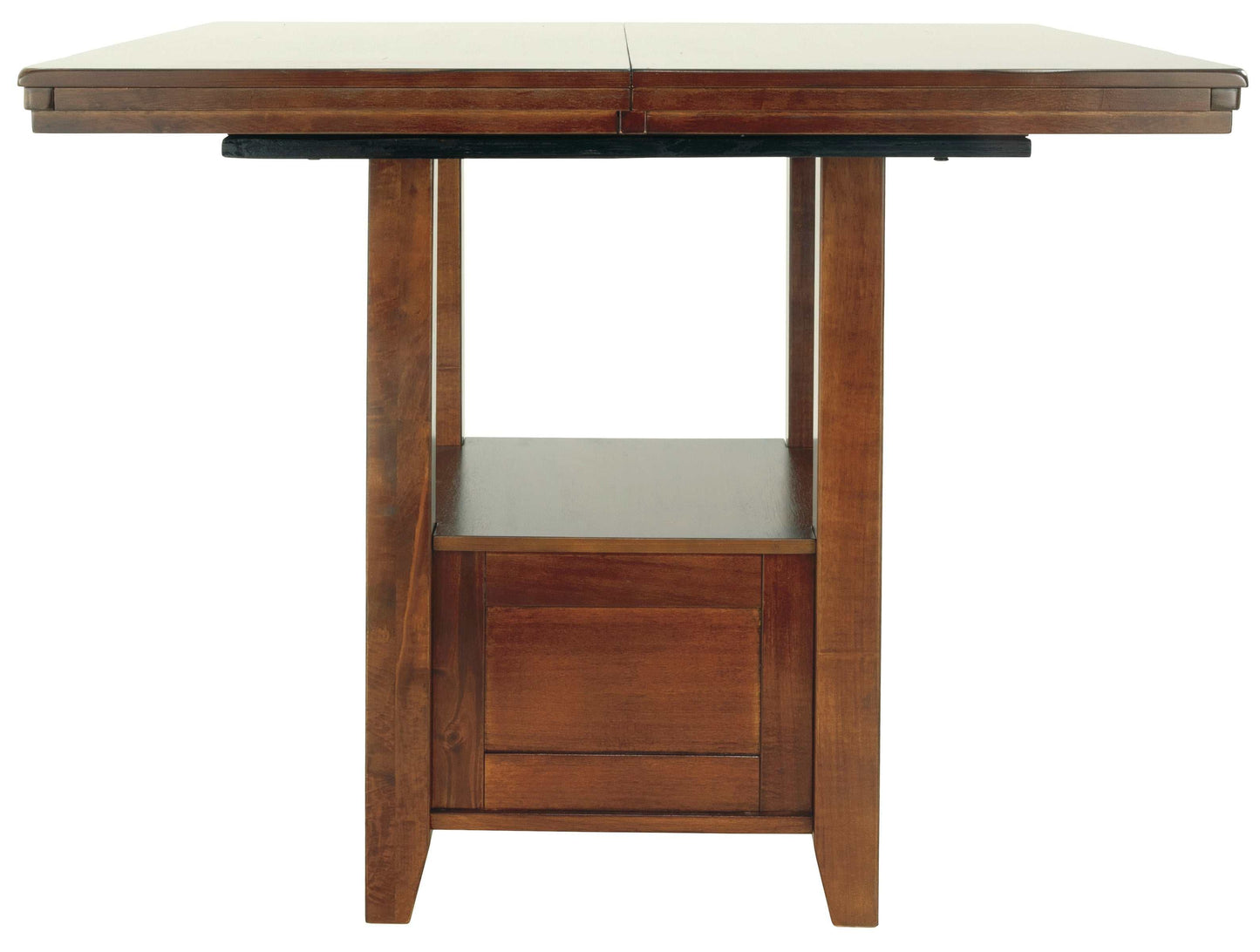 Ralene Medium Brown Counter Height Dining Table w/ Extension Leaf