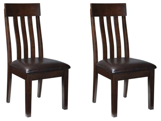 Haddigan Dark Brown Dining Chair (Set of 2)