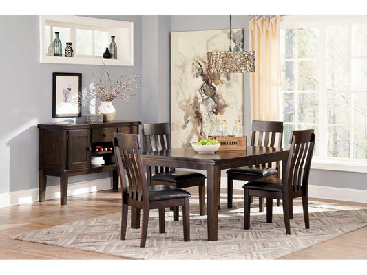 Haddigan Dark Brown Dining Room Sets