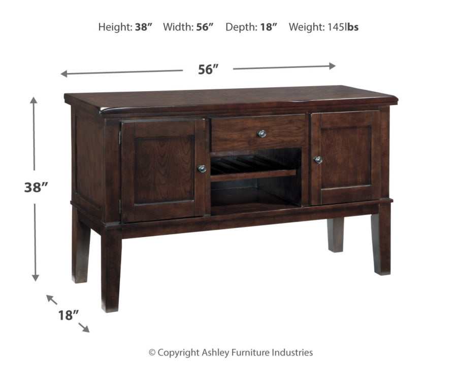 Haddigan Dark Brown Counter Height Dining Room Sets