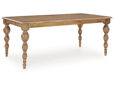 Rybergston Light Brown Rectangular Dining Room Table - Ornate Home