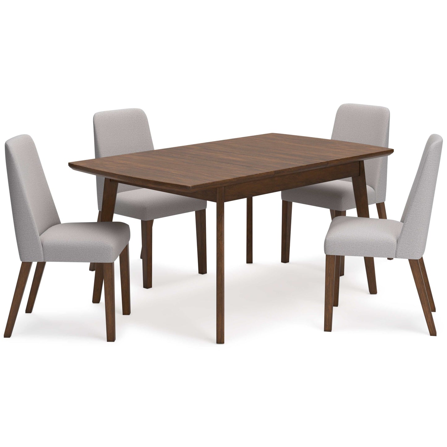 Lyncott Gray & Brown Dining Room Set / 5pc