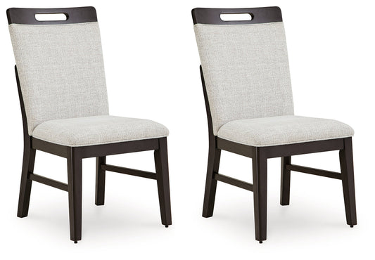 Neymorton Light Gray/Brown Dining Chair ( Set of 2)