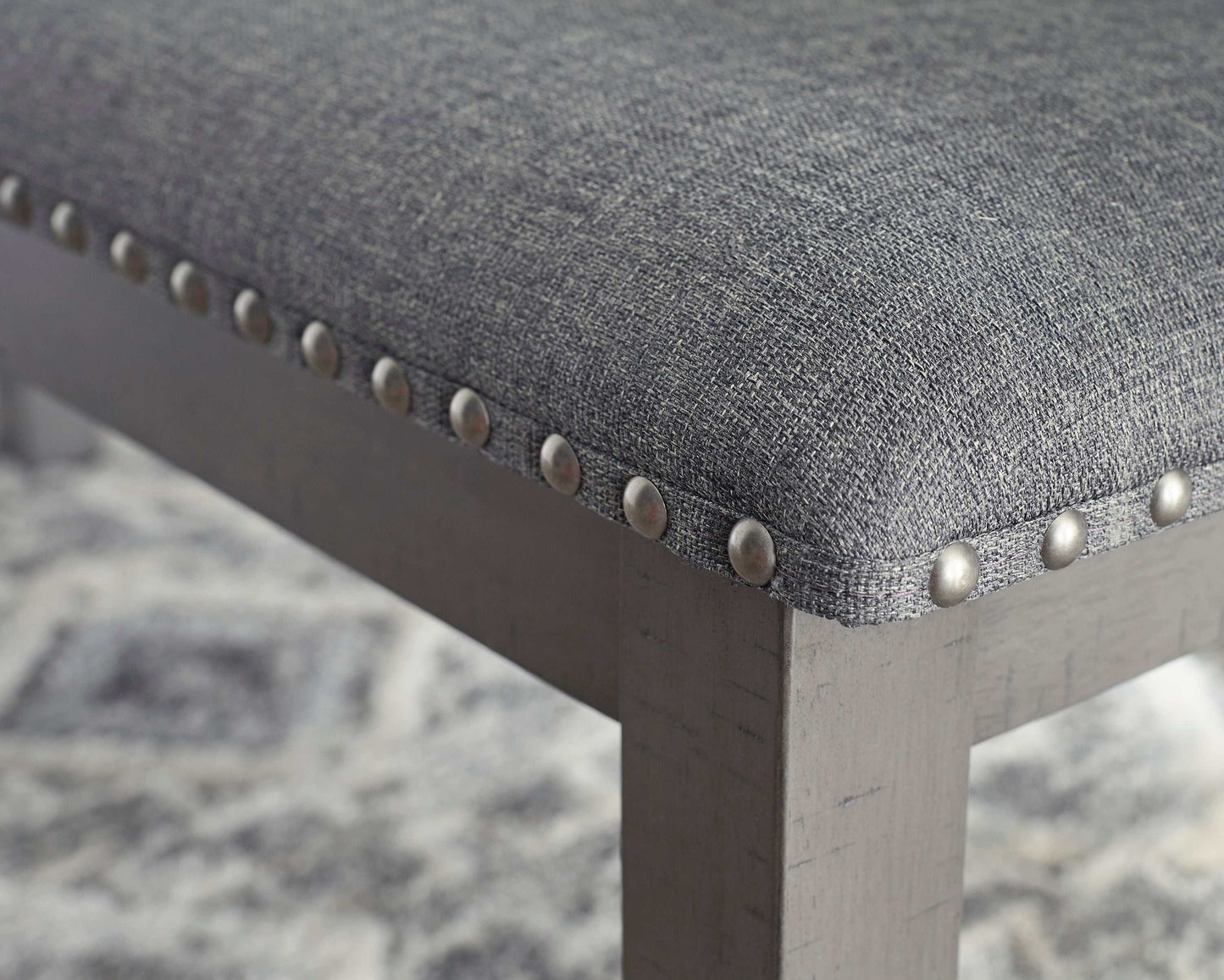 Myshanna Gray Dining Bench