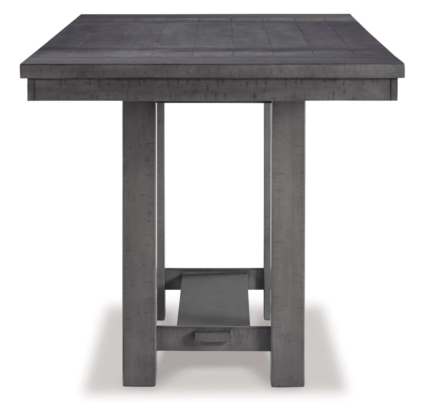 Myshanna Gray Counter Height Dining Table /w Extension