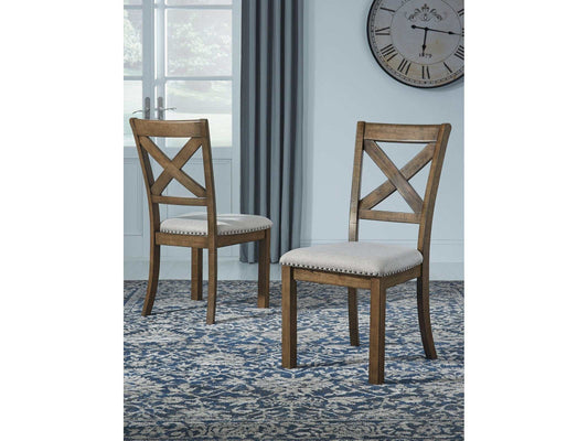 Moriville Beige Dining Chair (Set of 2)