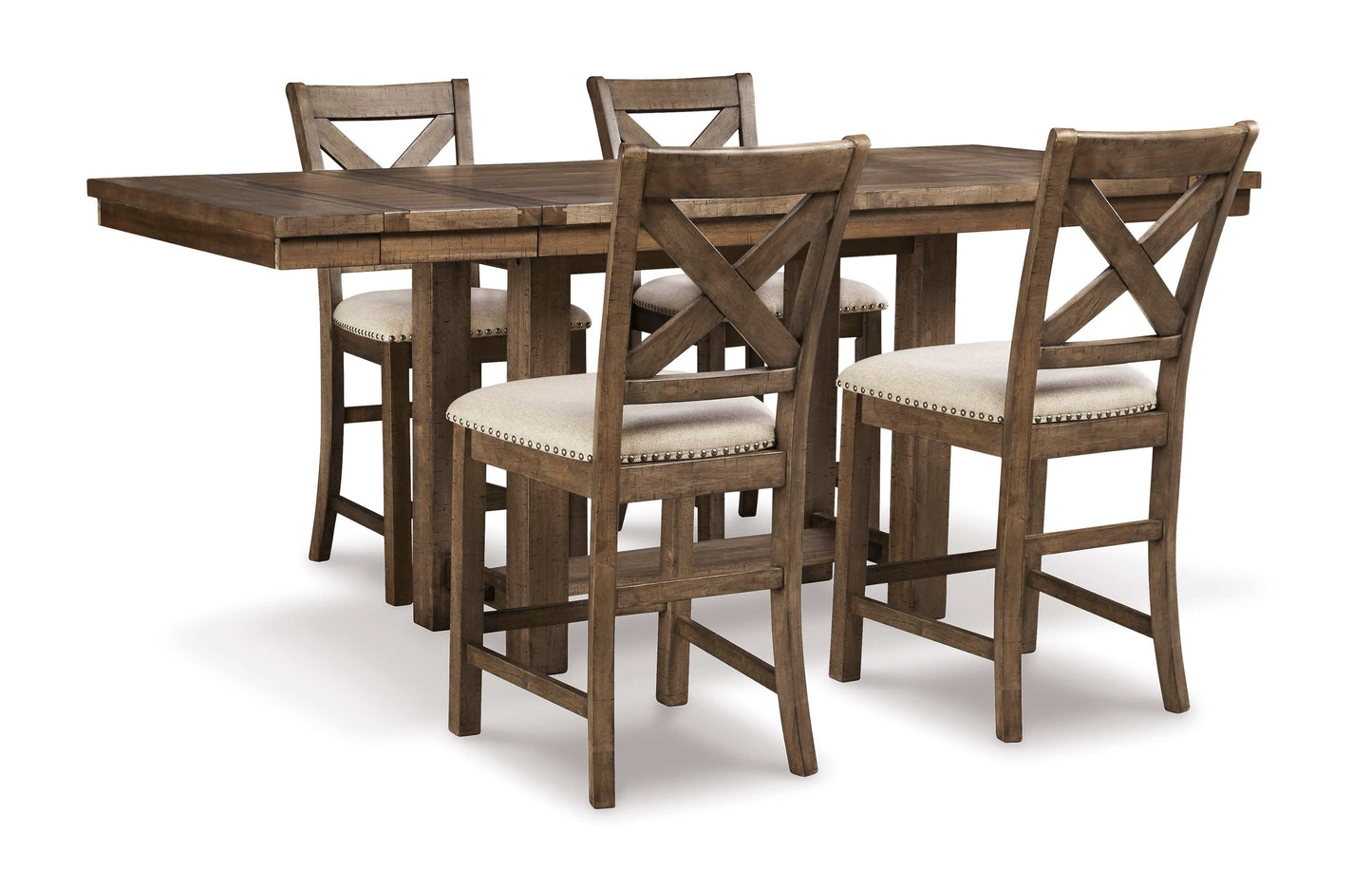 Moriville 5-Piece Counter Height Dining Room Set