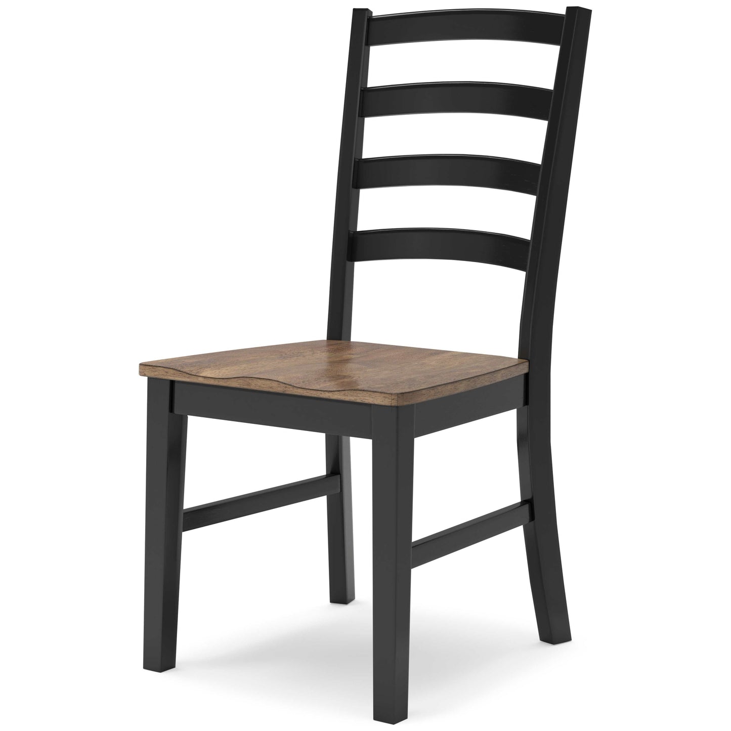 Wildenauer Brown & Black Dining Room Chair (Set of 2)