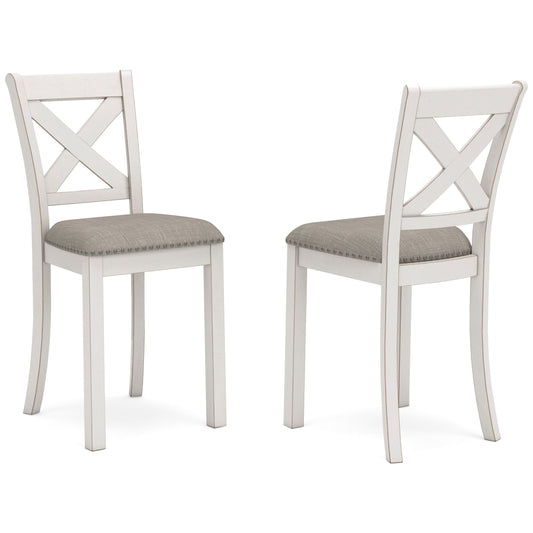 Robbinsdale Antique White Counter Height Dining Chair (Set of 2)