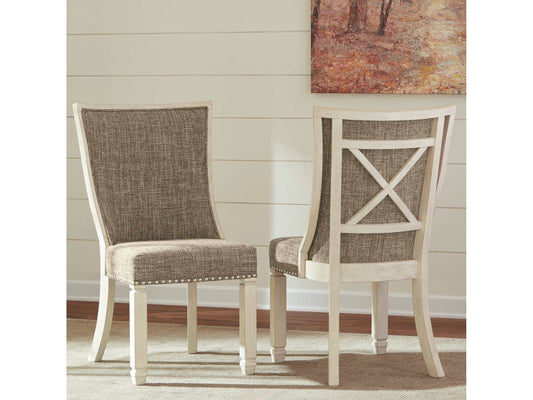 Bolanburg Antiqued White Dining Chair (Set of 2)