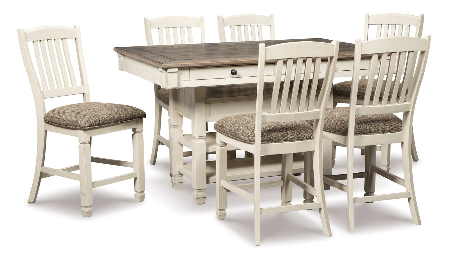 Bolanburg Two-Tone Counter Height Dining Room Set / 7pc