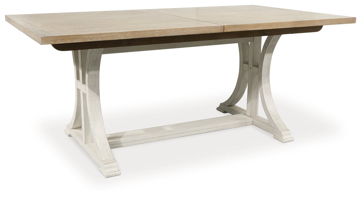 Shaybrock White Dining Extension Table