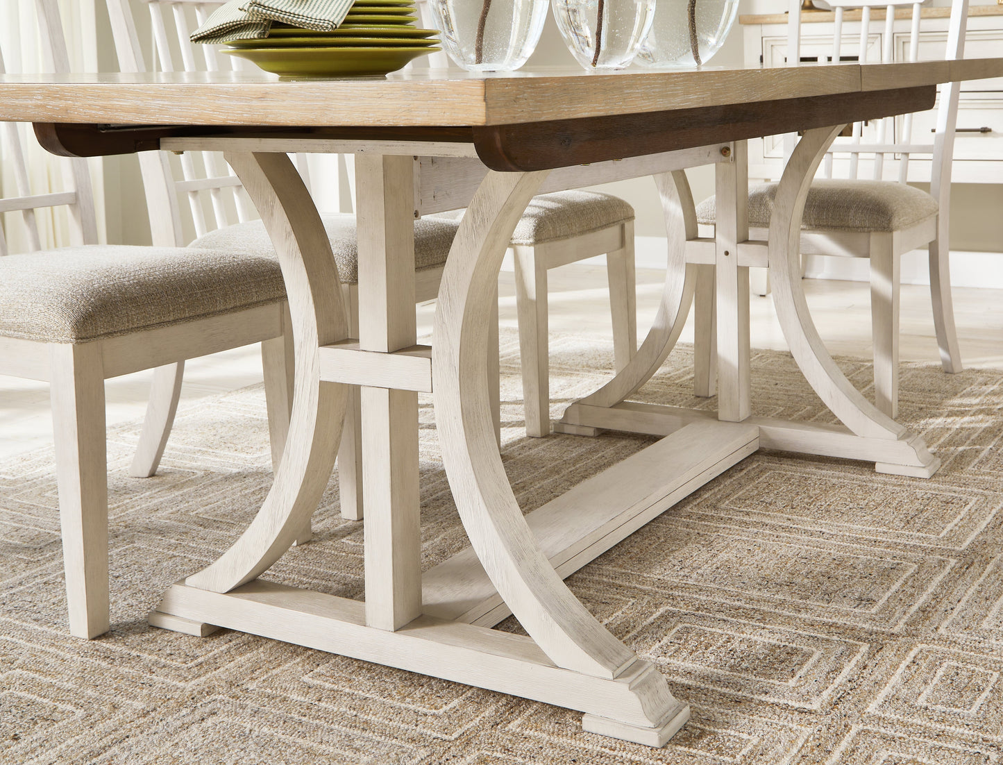 Shaybrock White Dining Extension Table