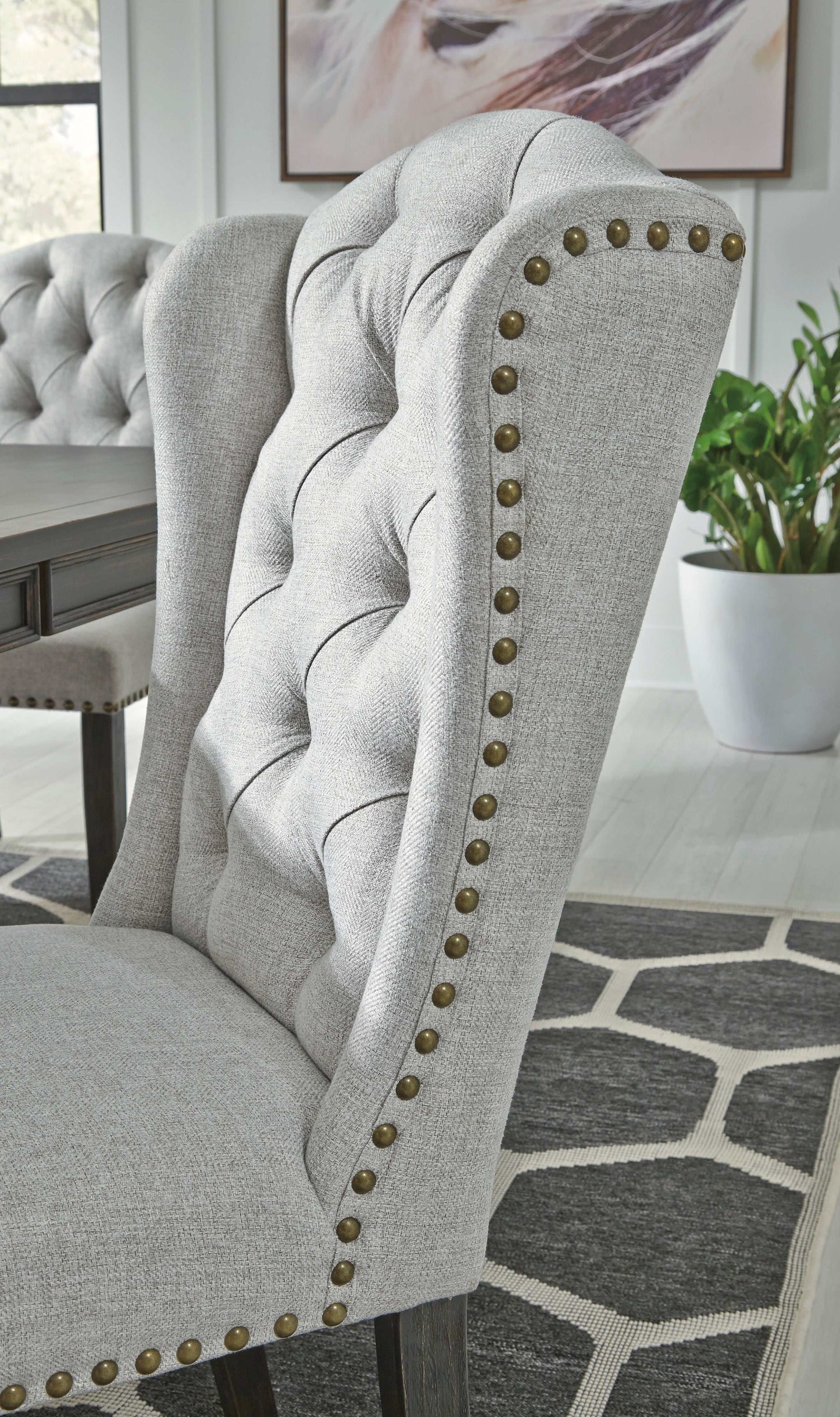 Jeanette Linen Dining Chair (Set of 2)