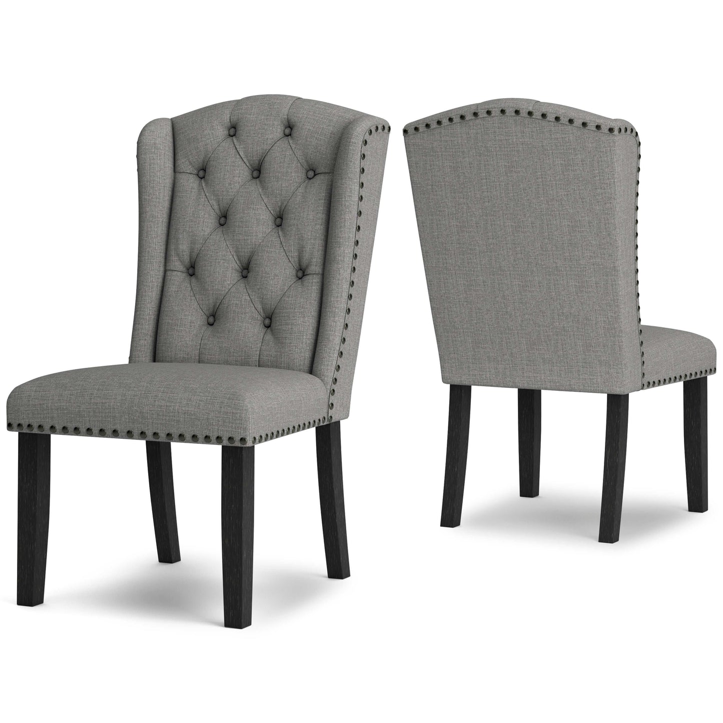 Jeanette Gray Dining Chair (Set of 2)