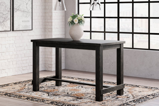 Jeanette Black Counter Height Dining Table