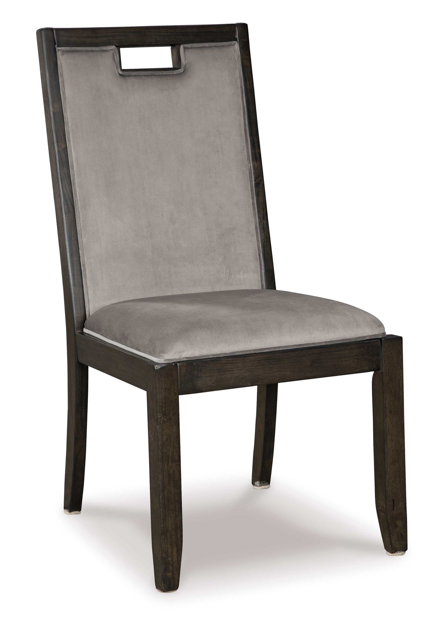 Hyndell Gray/Dark Brown Dining Chair (Set of 2)