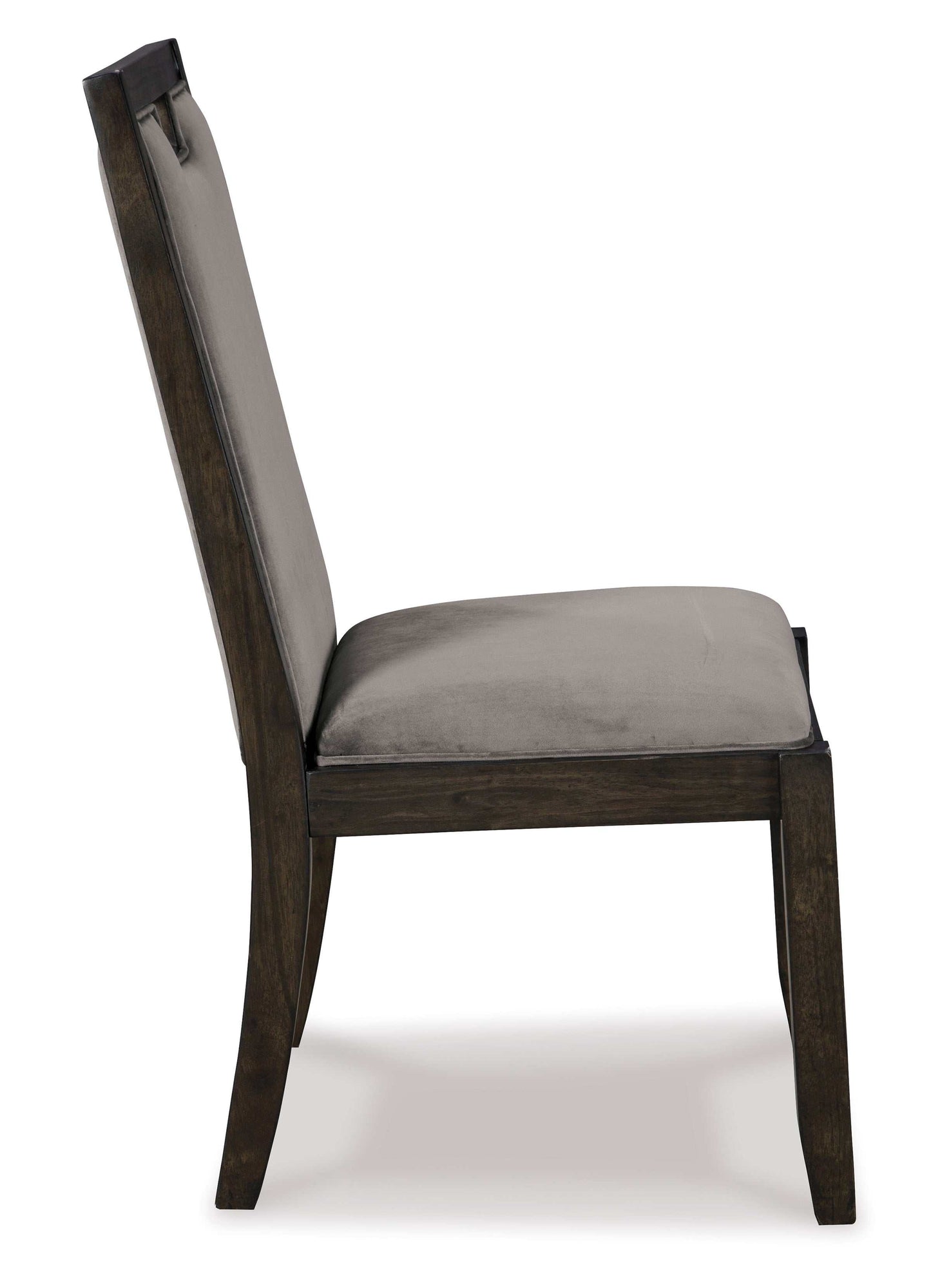 Hyndell Gray/Dark Brown Dining Chair (Set of 2)